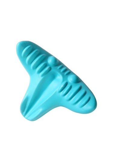 Tongxida Mavi 1 Adet Çok Fonksiyonlu Boyun Masaj Yastığı Servikal Onarım Çekiş Yastığı U Boyun Masajı Omuz Sırt Akupresür Sed Çok Renkli