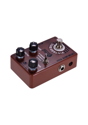 Geeksen Vintage Distoon Gitar Efekt Pedalı Ses Filtresi Ve Distoon Kontrolleri Elektrik Gitar İçin Gerçek By Kahve