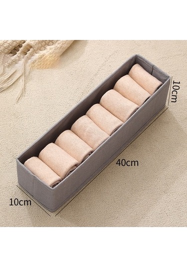 Dancemonkey Şeffaf Saklama S Pencereli Oxford Kutu Kumaş Gri Kıyafet Düzenleyici Dolap Cbtx Beden - As 140l