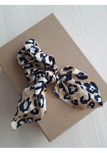 Proshik Bej Leopar Desenli Saç Lastiği 242572342 Leopar