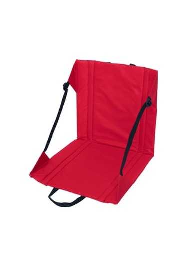 Prestigegoods Çok Dayanıklı Piknik Standı Koltuk Minderi, Katlanır, Neme & Kirli Aşınmaya Dayanıklı, 44x43x44 Cm, Siyah/kırmızı/mavi, Kamp & Yarışma Kırmızı