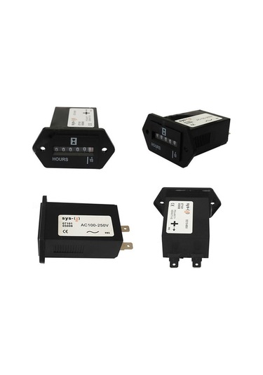 Pazly Endüstriyel Saat Sayacı - Dijital Zamanlayıcı, Klima & Kompresör İçin, Dinamo Uygulamaları