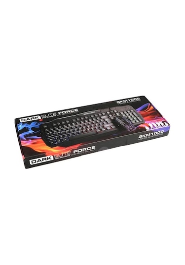 Dark Force GKM1000 USB Kablolu Q Klavye Mouse Set