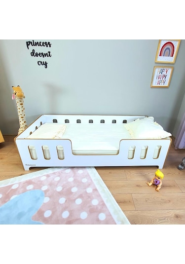 Markaawm Markaawm Montessori Çocuk Yatak Mdf Bebek Karyola Akçaağaç Markaawm Markaawm Montessori Çocuk Yatak Mdf Bebek Karyola Akçaağaç