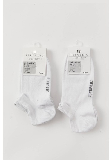 Jepublic Erkek Çorap-j220811 Beyaz