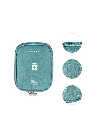 Suntek Taşınabilir İlaç Saklama Çantası Boş Yeşil-ve-s