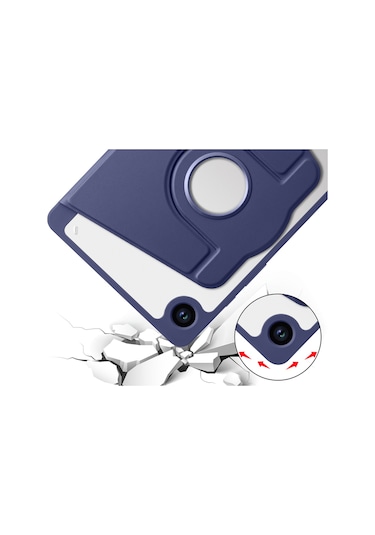 Galaxy Tab Uyumlu A9 Plus Sm-x210/x215 11 İnç Kılıf 360 Ayarlanabilir Kalem Bölmeli Standlı Tablet Kılıfı