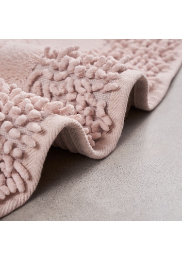 İva Home Tiffany Oval 2'li Pamuklu Klozet Takımı Pudra