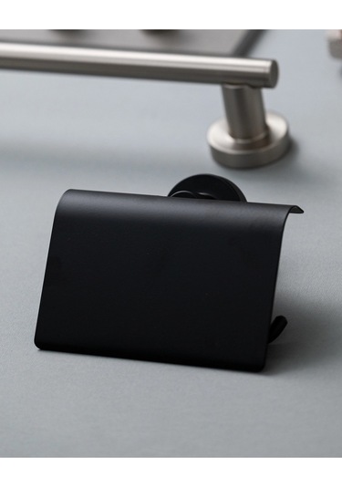 Tecno Black Tuvalet Kağıtlık - Mat Siyah Mat Siyah