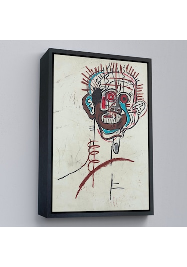 Çerçeveli Jean-michel Basquiat - İsimsiz Tablo - Untitled-7441