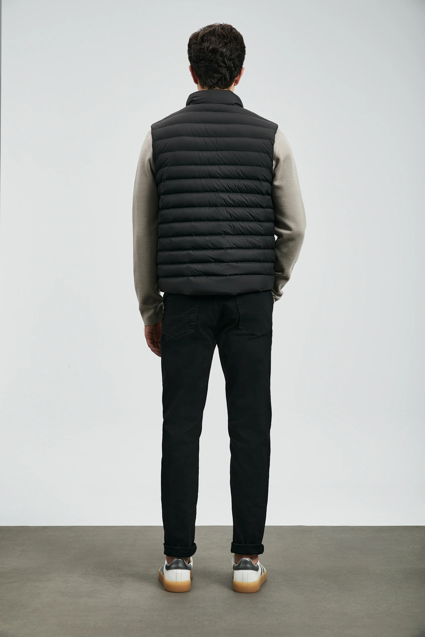 Lufian Anton Smart Jean Erkek Pantolon Slim Fit Siyah Siyah 112200260100100 Siyah