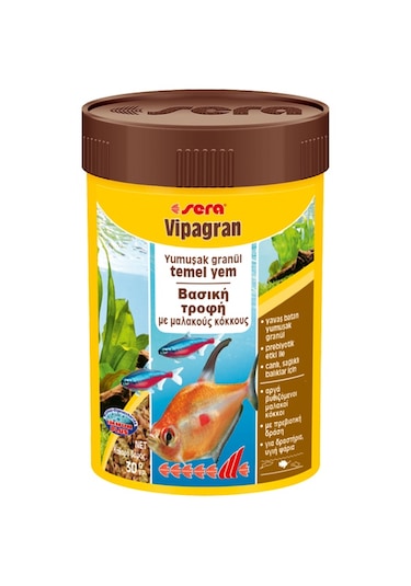 Sera Vipagran Balık Granül Yem 100 ML 30 G