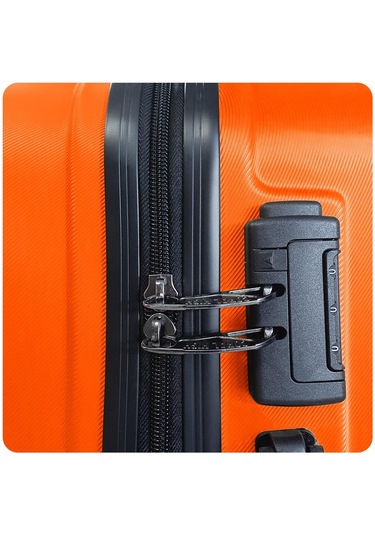 Coral High Abs Turuncu Büyük Boy Valiz 16523