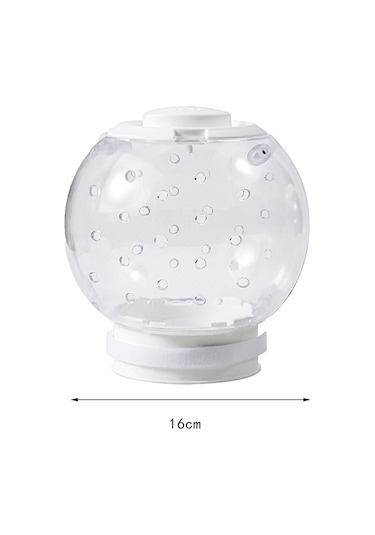 Homyl Kedi Namlu Şeffaf Pet Bakım Başlığı Ev Seyahat 16cm