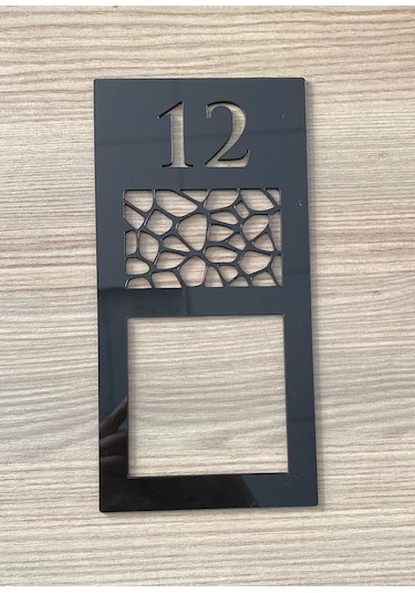 Daire Kapı Numarası Zil Priz Çerçevesi