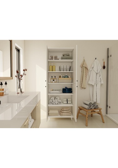 Vadi Çok Amaçlı Beyaz Renk Dolap Beyaz - Beyaz