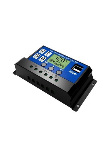 Electric 3 Aşamalı Pwm Şarj Kontrolü, 30a Güneş Şarj Kontrol Cihazı, Ev Ve Sokak Lambaları İçin