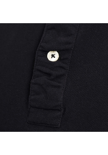 Routefield Partisan Erkek Polo Tişört Siyah