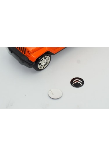 Citroen Oto Anahtar 3M Metal Alaşım Logo 2Li Set