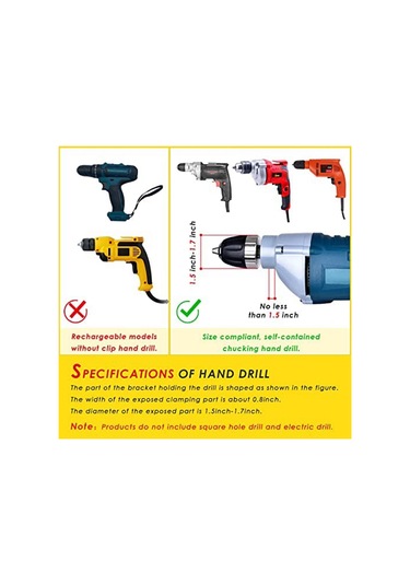 Kurulum Ve Sökme İçin Kare Delik Matkap Ucu Adaptörü