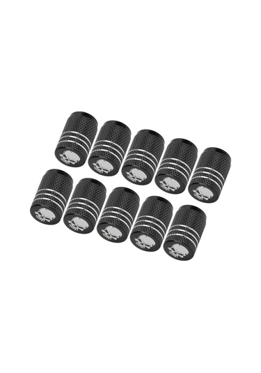 Lemestar Zinc Alloy Skull Tire Valve Caps 10 Adet - Evrensel Uygulama, Toz/su Koruma, Araçlar İçin Stili Ve Dayanıklılığı Birleştirir