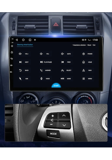 Toyota Auris 2006-2012 Android Multimedya 2/32gb Carplay 9''hdıps