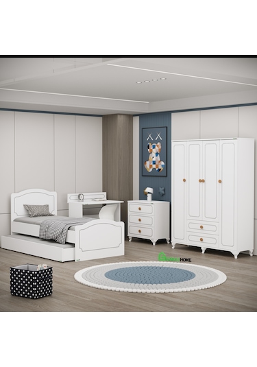 Garaj Home Yaren 4 Kapaklı Genç Odası Takımı Diğer