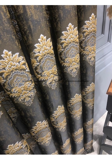 Fon Perdetaç Marka Claose Desen Damask Motifli Fon