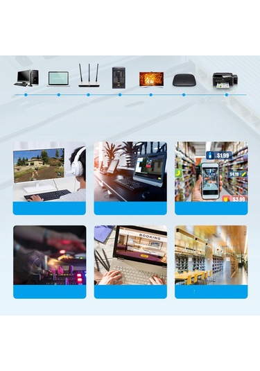 Suntek Ethernet Kablosu 40 Gbps 2000 Mhz Lan Yaması 2m