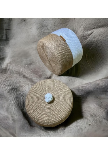 Hasır Sepet, Kapaklı Dekoratif Sepet, Çok Amaçlı Saklama