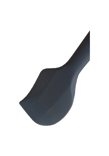 Silikon Kaşık Spatula Seti 6lı Yanmaz Yapışmaz Çizmez Gri 27cm