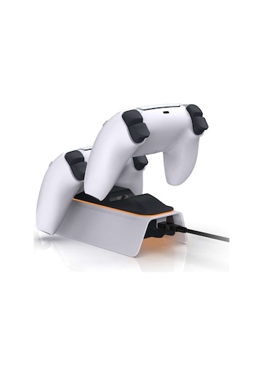 Dobe Ps5 Dualsense Ledli Şık Şarj Istasyonu Çift Kol