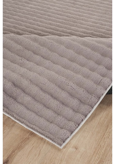 Bubble Puffy Post Peluş Halı Yolluk Kaymaz Taban Yıkanabilir Pofuduk Oturma Çocuk Odası Antrasit Antrasit