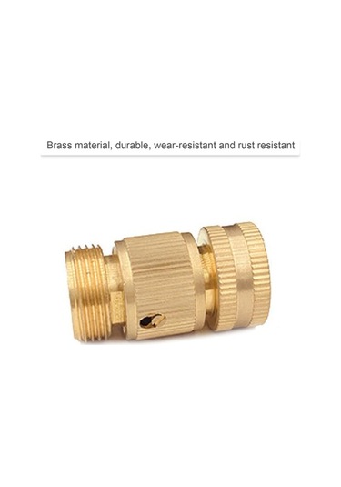 Pazly 3/4 Pirinç Hortum Bağlantısı - Su Geçirmez, Dayanıklı Bahçe Hortumu Diğer