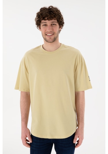 U.S. Polo Assn. Erkek Long Fit Bisiklet Yaka Açık Haki Basic Tişört 50305988-VR183 U.S. Polo Assn. Erkek Long Fit Bisiklet Yaka Açık Haki Basic Tişört 50305988-VR183
