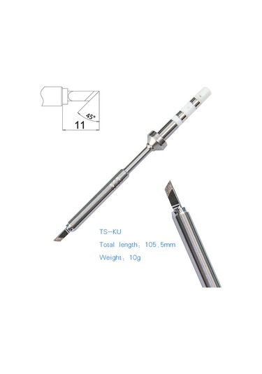 Shineyee Ts100/ts101 Lehim Ucu Seti - 7 Çeşit Çelik Uç, Hızlı Isıtma, Kolay Montaj, Elektronik Tamir İçin İdeal