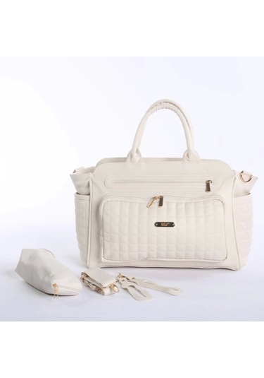 M&y Juno Deri Anne Bebek Bakım Çantası 7281 Krem