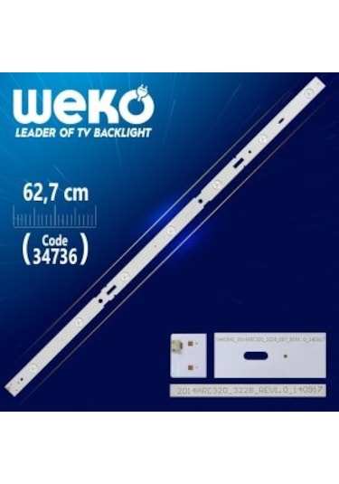 Arçelik Uyumlu A32Lb5533 Led Bar Seti B32Lb5533 A32Lw5433.B32Lb5533.A32