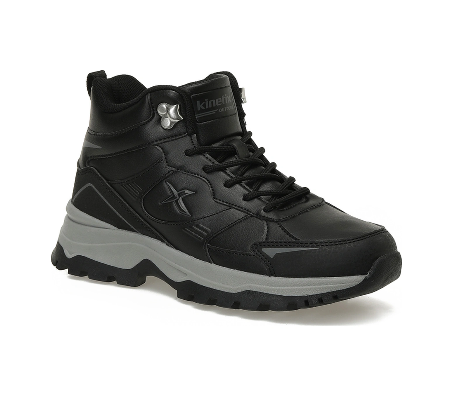 Kinetix Stout Pu Hı 5pr Siyah Unisex Outdoor Bot Siyah