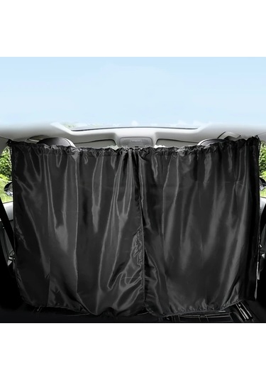 Sunshine011 Karavan Kabin Bölme Perdesi Polyester Siyahout - Standard Roof