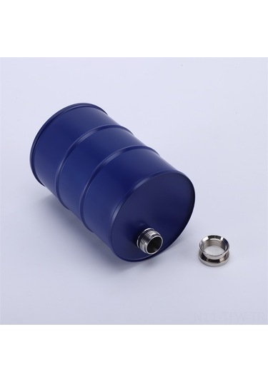 Tenfowee 304 Paslanmaz Çelik Taşınabilir Misket, Kamp İçin Çok Amaçlı Alkol/yağ/su Deposu, Kreatif Retro Tasarım, 750ml Kırmızı Kırmızı