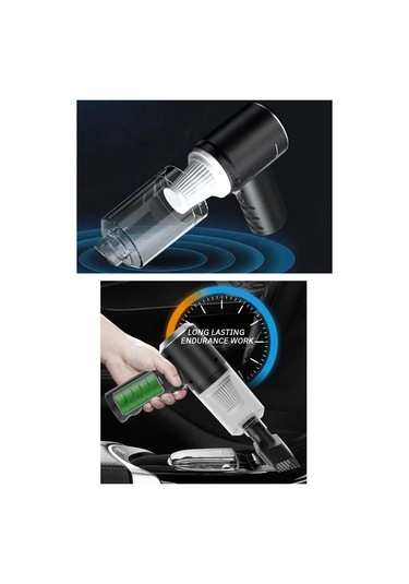 3 İn 1 Şarjlı Kablosuz Vakumlu El Süpürgesi Araç, Ev Ve Ofis İçin Güçlü Taşınabilir Mini Elektrikli Süpürge