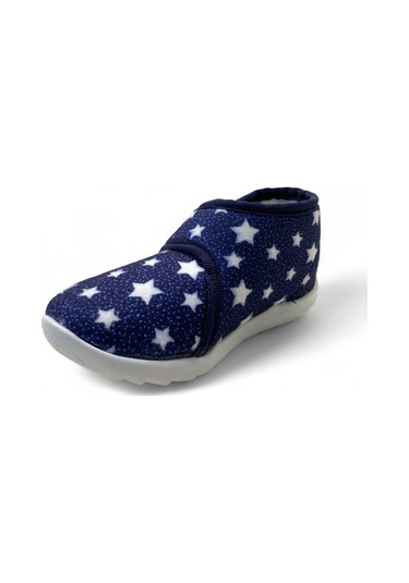 Tuğba Ortopedi 803 Çocuk Kaymaz Taban Panduf Lacivert