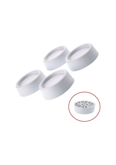 Beko Uyumlu Çamaşır Makinesi Titreşim Silikonlu Önleyici Ayak - 532328211