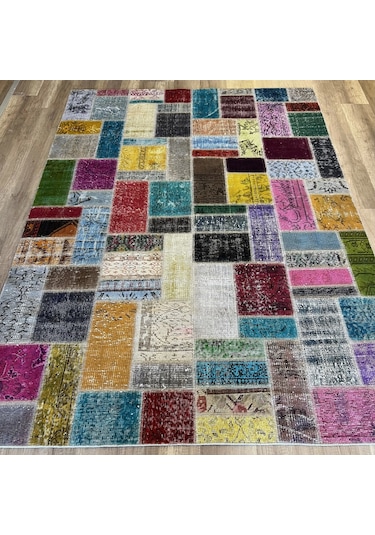 Hoom Rugs Patchwork Multy El Dokuma Kilim