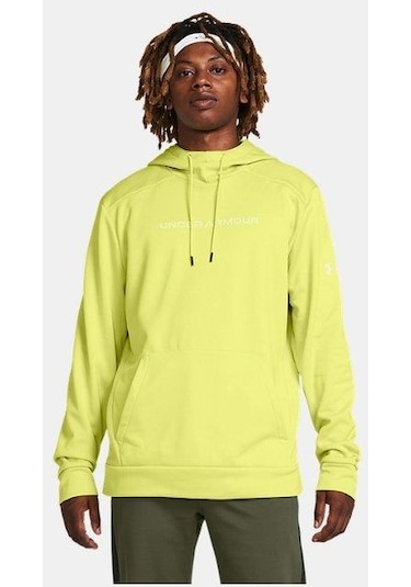 Under Armour Ua Armour Fleece Graphic Hd Erkek Sweatshirt-27719-sarı