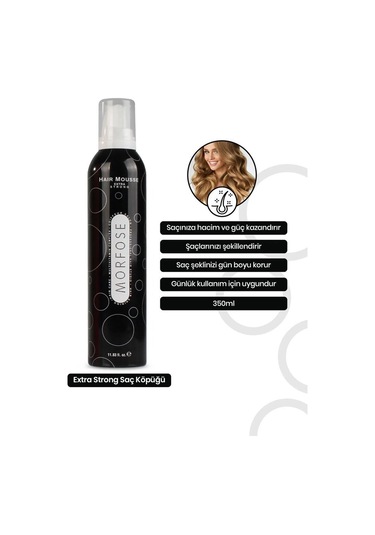 Extra Strong Saç Köpük 350 Ml - Ekstra Güçlü Tutuş - Mrfs