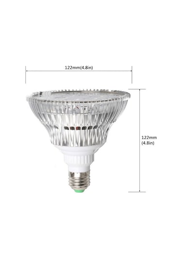 Silkroadselect Yalnızca Abd Fiş Stili Tutucusu Akvaryum Led Aydınlatma Klipsli Lamba 54w Led Balık Yetiştirme Beyaz Mavi Renk Aydınlatma Eu Fişi Deniz Mercanı Tuzlu Su Için Beyaz