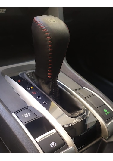 Honda Civic 2012/16 Fd7 Fb7 Otomatik Vites Kılıfı El Yapımı Hakiki Deri
