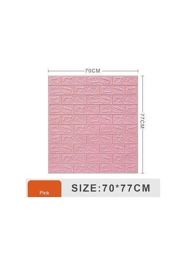 Novahub Pembe 10/20 Adet 70 77cm3d Kendinden Yapışkanlı Duvar Çıkartmaları, Ev Dekorasyonu, Arka Plan Çıkartmaları, Su Geçirmez Ve Neme Dayanıklı 10pcs Set Pembe Pembe